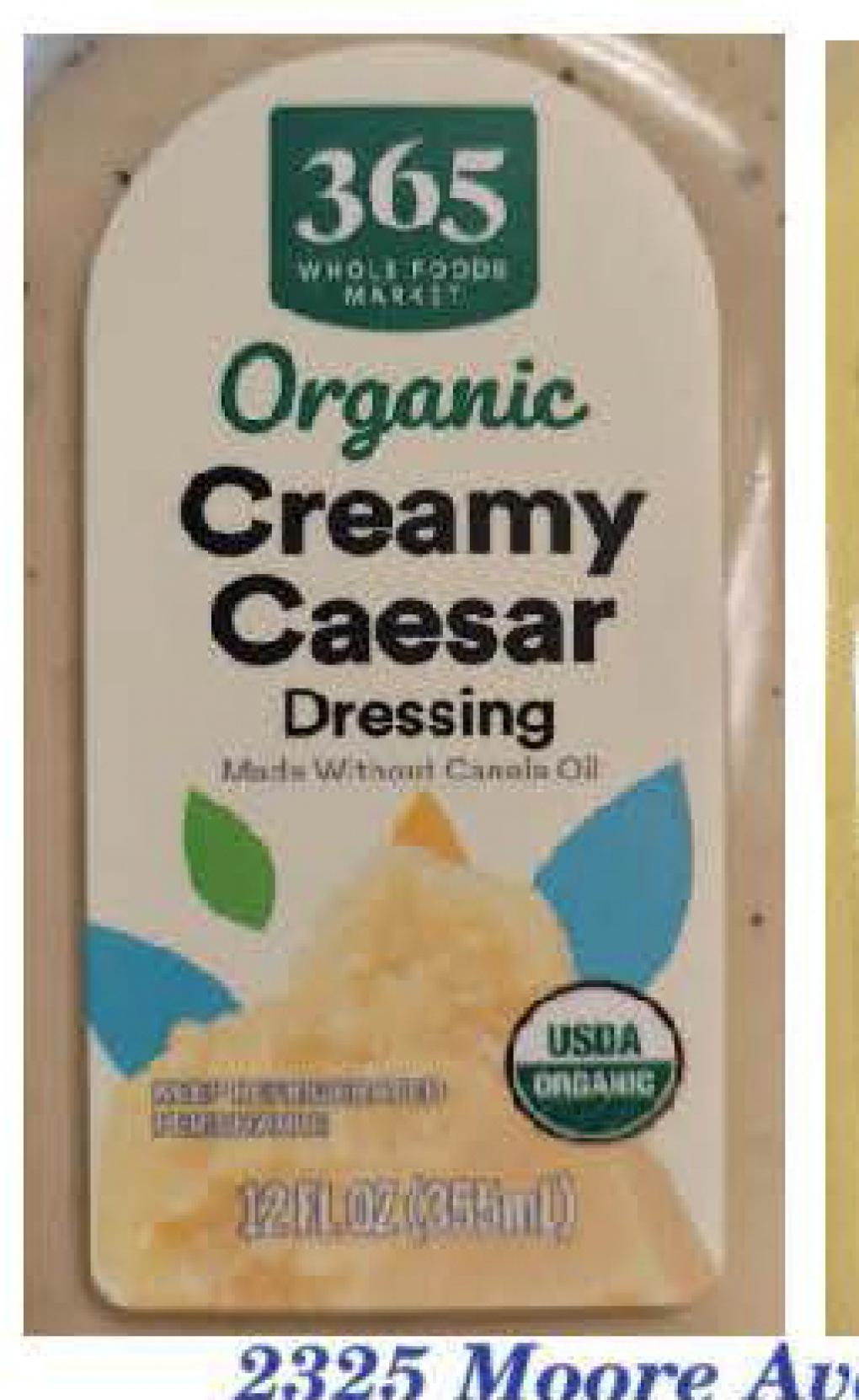 Whole Foods Market 365 Organic Creamy Caesar Dressing 제품사진 #1