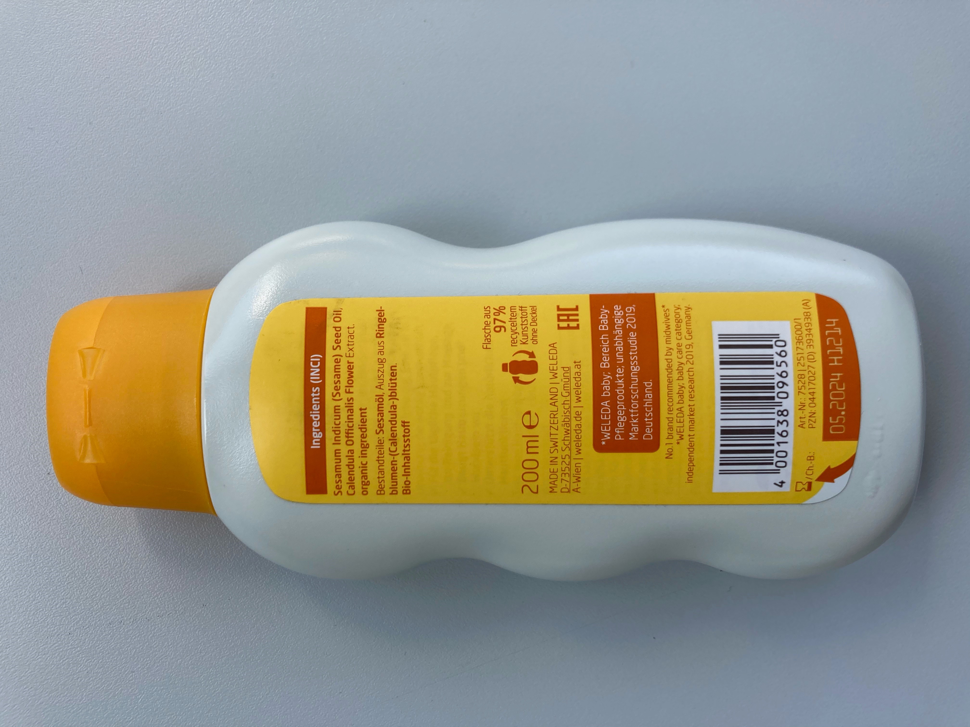 Weleda 카렌듈라 케어 오일 무향 제품사진 #2