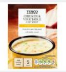 Tesco Chicken and Vegetable cup soup with croutons 제품사진 #1