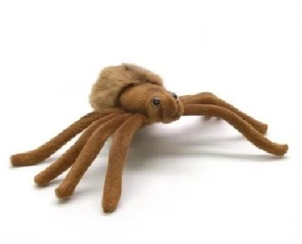 HANSA 갈색 및 검정색 거미 봉제인형 15 cm 제품사진 #1