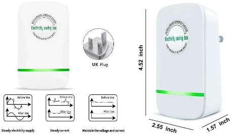 2Pcs Electricity Saving Box Power Saving Device Smart Energy Saver UK 제품사진 #1