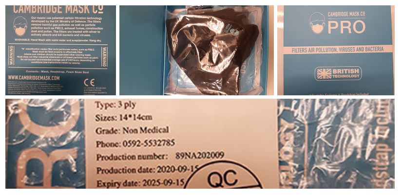 Cambridge / Cambridge Mask PRO Facial PPE 제품사진 #1