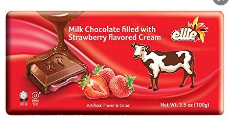 Elite Strawberry Filled Chocolate Bar (kfp) 제품사진 #1