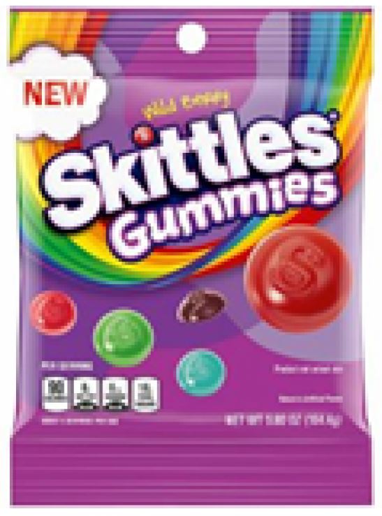 SKITTLES Wild Berry Gummies Peg Pack 제품사진 #1