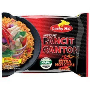 Lucky me Pancit Canton Extra Hot Chili 제품사진 #1