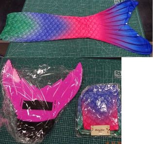 New Kids Girls Boys Swimmable Mermaid Tail 제품사진 #1