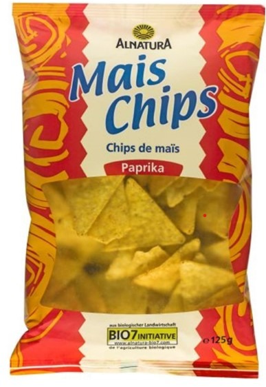 Alnatura Chips de mais paprika 제품사진 #1