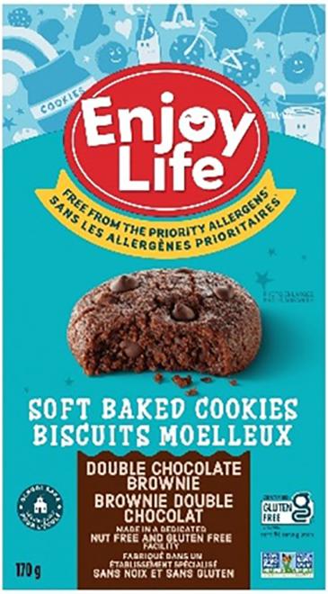Enjoy Life Soft Baked Cookies - Double Chocolate Brownie 제품사진 #1