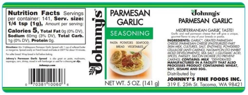 Johnny's Parmesan Garlic Seasoning 제품사진 #1
