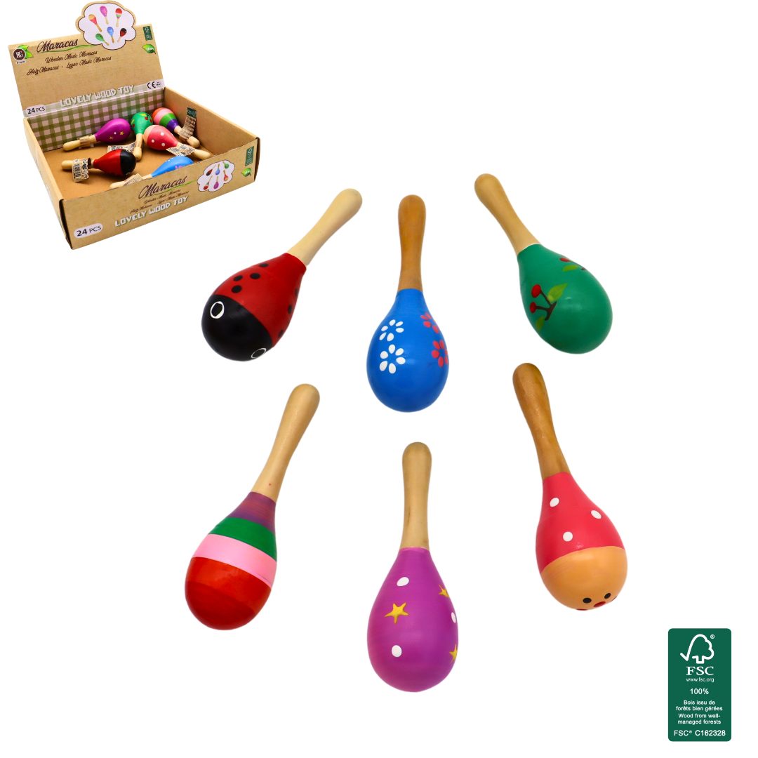 B&G International Wooden Music Maracas 제품사진 #1