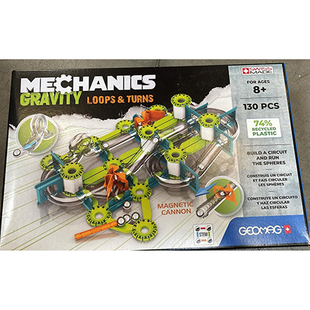 GEOMAGWORLD MECHANICS GRAVITY LOOPS & TURNS (130 pcs) 제품사진 #1