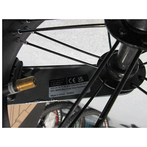 BERG Toys BV Biky cross grey handbrake 제품사진 #3