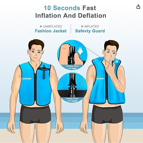 Abuytwo Aufblasbare Schwimmweste 제품사진 #2
