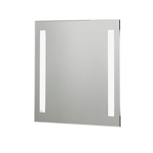 REN spejl med LED lys og aluminiumramme 제품사진 #1