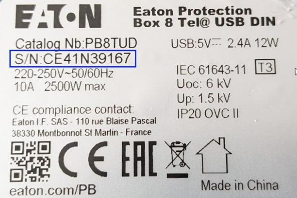 Eaton Surge protector multi-socket 제품사진 #2