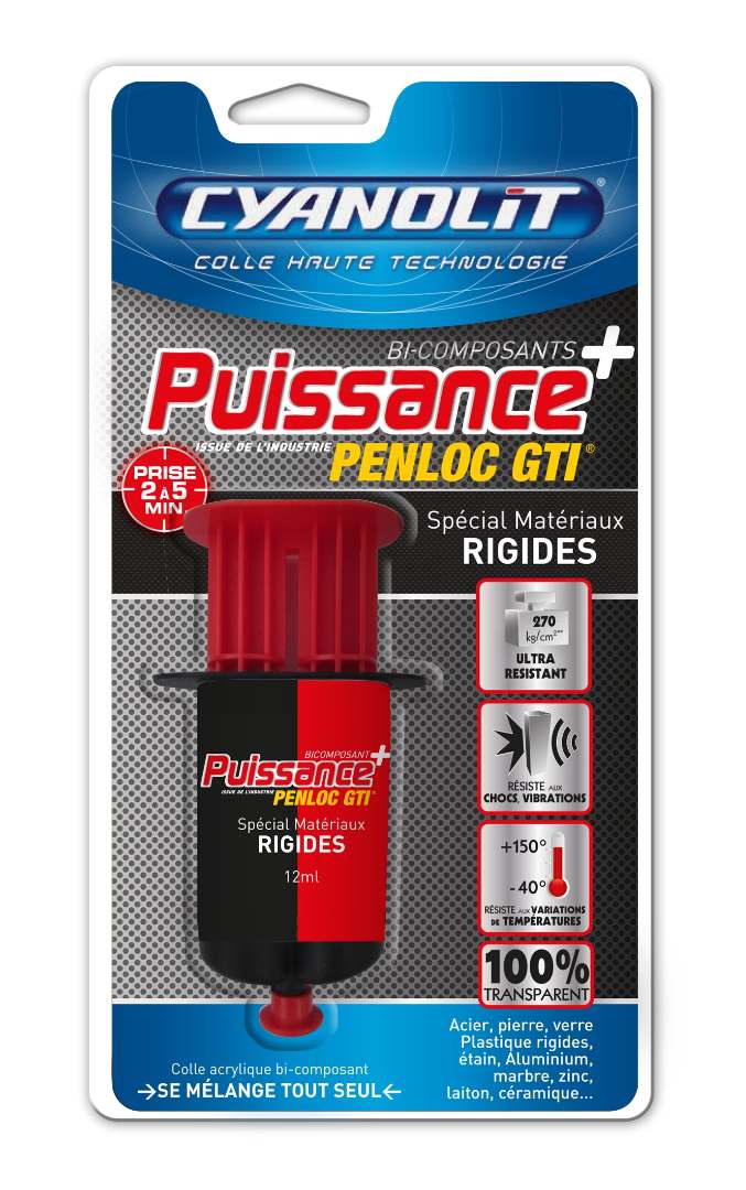 CYANOLIT Colle bi-composants PUISSANCE + PENLOC GTI 제품사진 #1