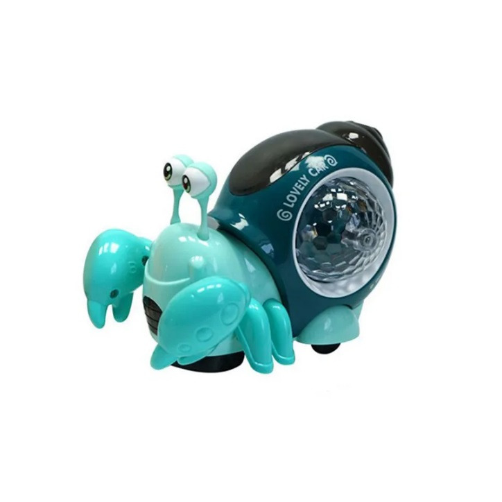 AIUAZA Interactive Musical Light Up Crawling Snail Toy - Early Educational Toy for Babies and Toddlers! Easter Gift 제품사진 #3