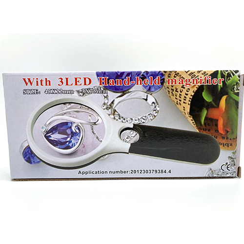 With 3LED Hand-held magnifier 제품사진 #1