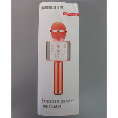 Handheld KTV Wireless Microphone Hifi Speaker (모델번호: WS-858) 제품사진 #4