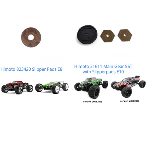 Main gear 56T, Slipperpad 1p, Slipperpad 4p 제품사진 #1