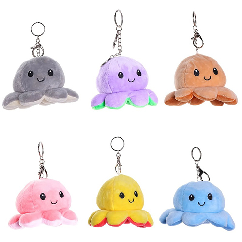 Plush dolls- octopus reversible d'humeur 제품사진 #1