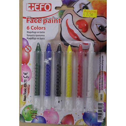 +EFO FACE PAINT 6 COLOURS 제품사진 #1