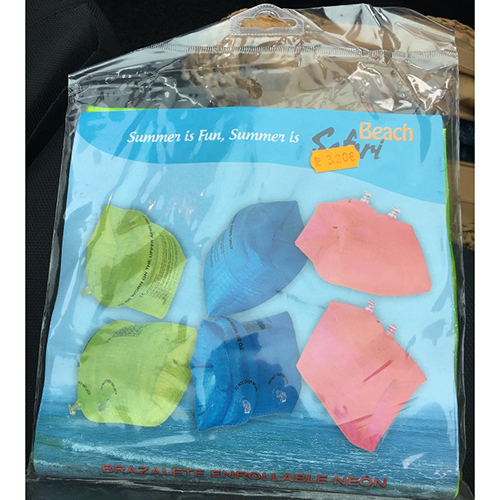 o 제품명 : Brazalete enrollable neon. Roll-up neon armbands 제품사진 #1