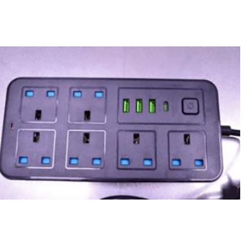 [영국] 멀티탭, 회로 간 연면거리 및 공간 부족으로 감전 위험 있어 리콜 제품사진 #1