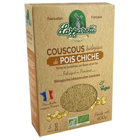 o 제품명 : COUSCOUS DE PETIT EPEAUTRE BIO + COUSCOUS DE POIS CHICHES BIO 제품사진 #1