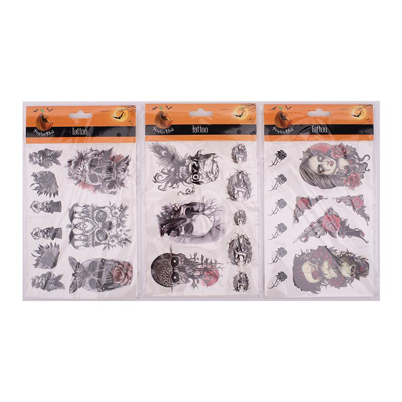 o 제품명 : 3A Halloween temporary tattoo-sheet 제품사진 #1