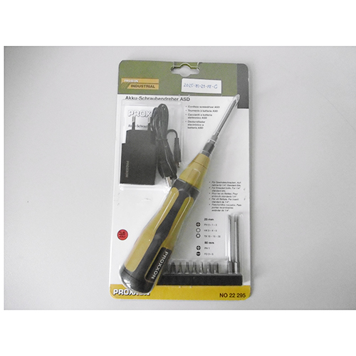 o 제품명 : Cordless Screwdriver 제품사진 #1