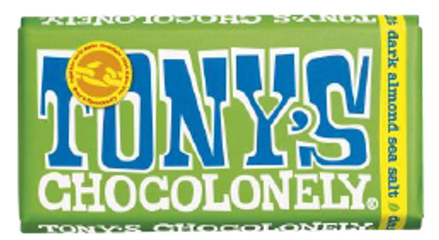 o 제품명: Tony’s Chocolonely Dark Almond Sea Salt 제품사진 #1
