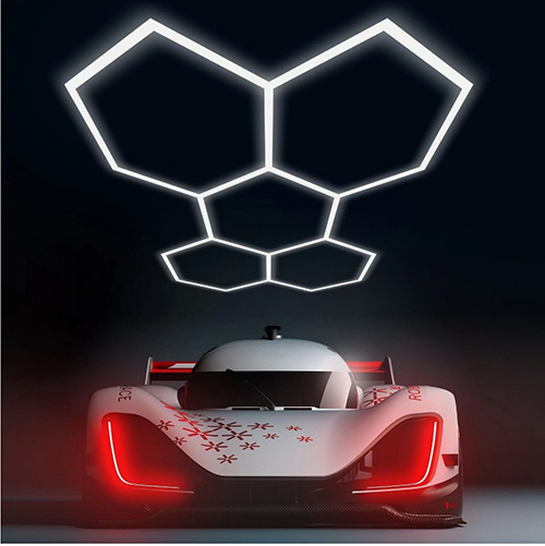 o 제품명 : 28x Hexagon LED Lampe Rohren Werkstatt Garage Wand Decken Leuchte Beleuchtung DE 제품사진 #1