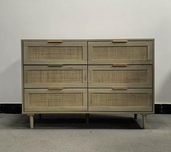 Rattan 6-Drawer Dressers 제품사진 #1