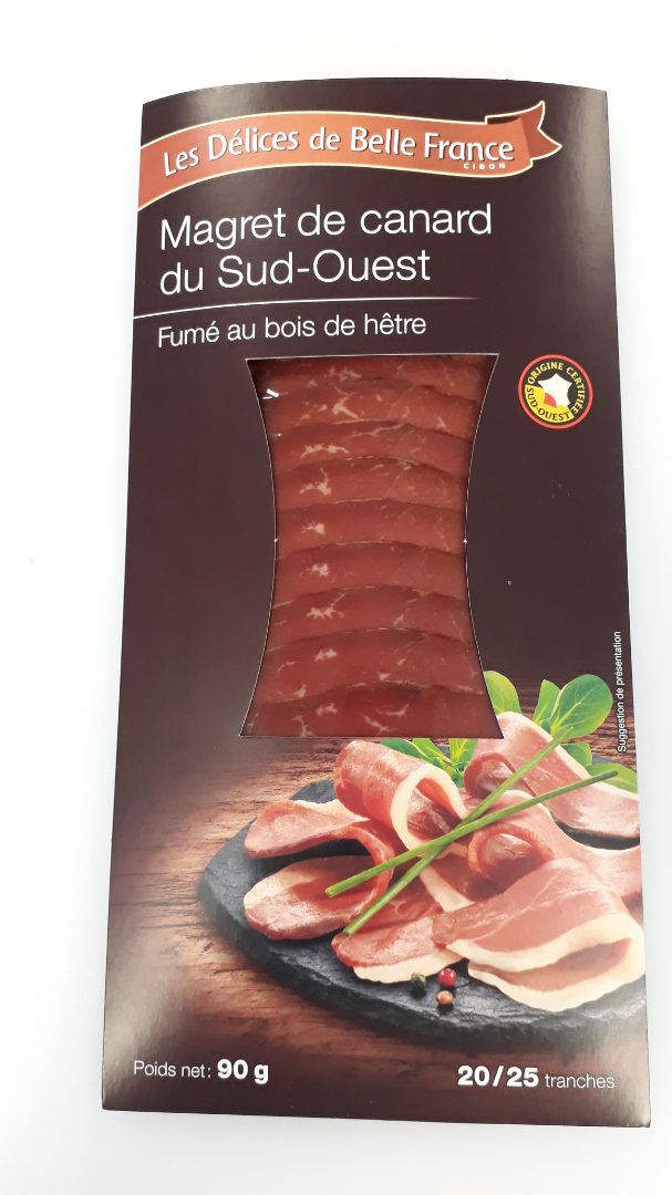 magret fume du sud ouest tranche 90g 제품사진 #1